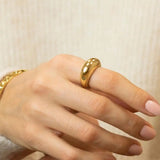 Timeless Golden Arch Ring