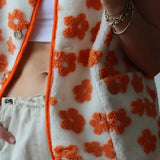 Women's Floral Fleece Gilet