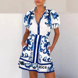 Kelsi Cauliflower Linen Dress, Two Pieces