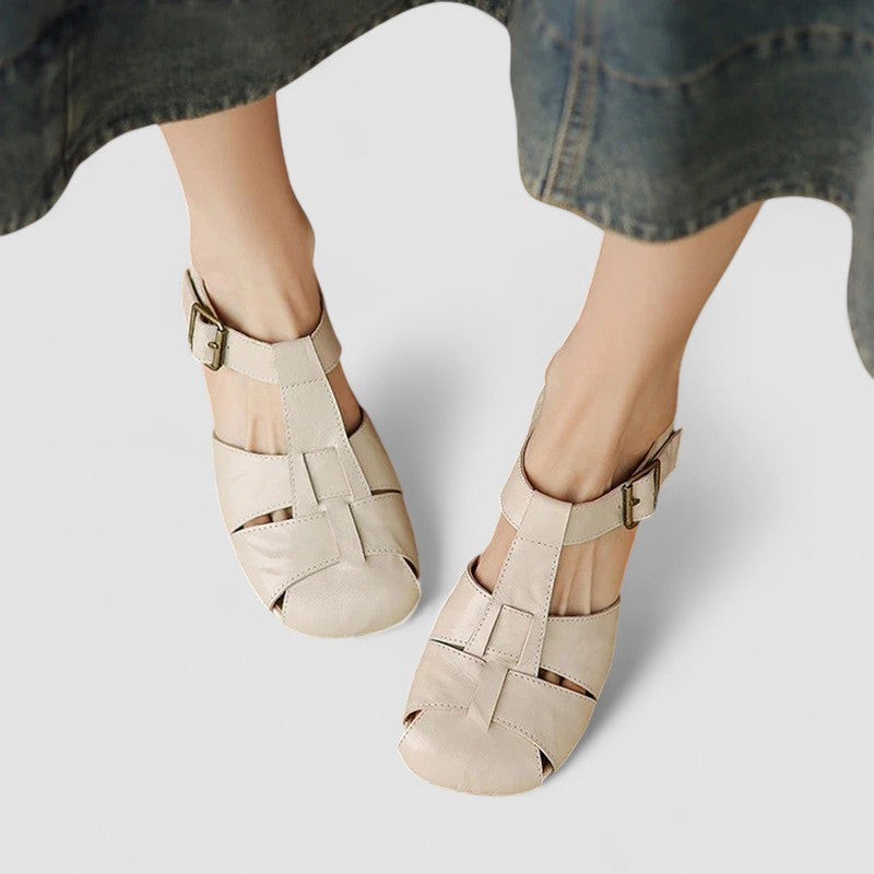 Amelia – Orthopaedic Chunky Heel Mary Jane Shoes