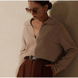 Cotton Polo Sweater