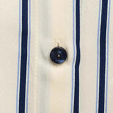 European Striped Shirt with Buttons