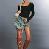 Clara Monroe One-Shoulder Top