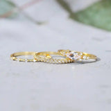 Mila Gold Ring Set