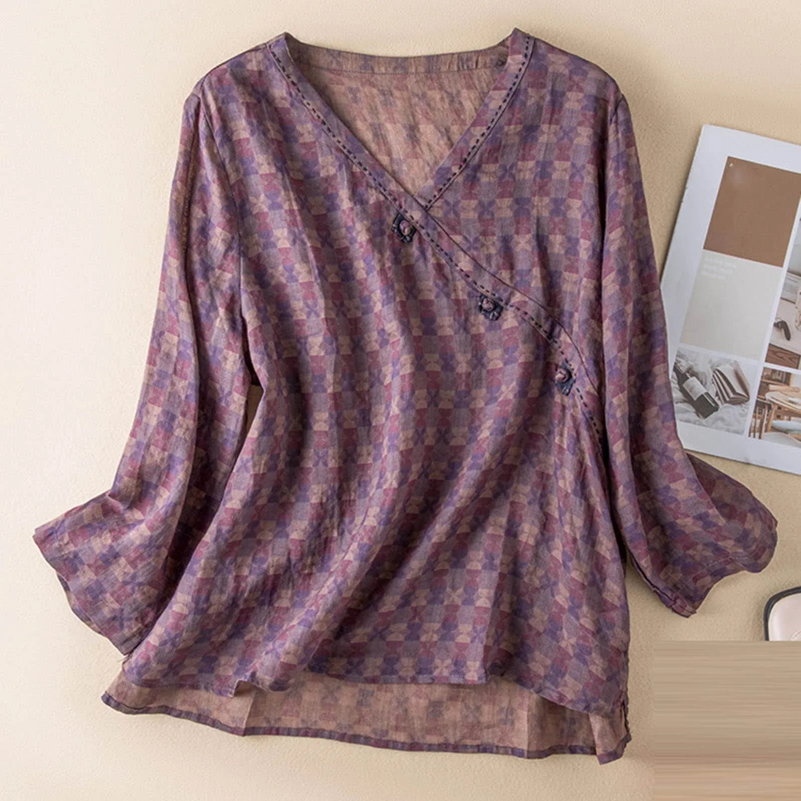 Kaien Crosswrap Top