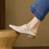 Olga | Authentic Leather Clogs