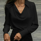 100% Silk Long Sleeve Shirt