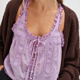 Fiorella Top with Lace