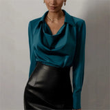 100% Silk Long Sleeve Shirt