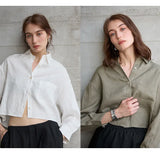 Short-Sleeved Linen
