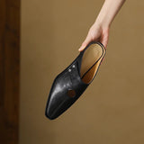 Olga | Authentic Leather Clogs