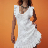 Maribel Mini Ruffle Dress