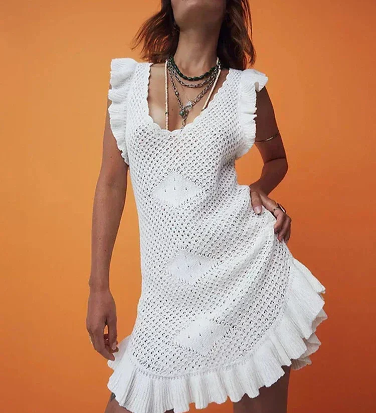 Maribel Mini Ruffle Dress