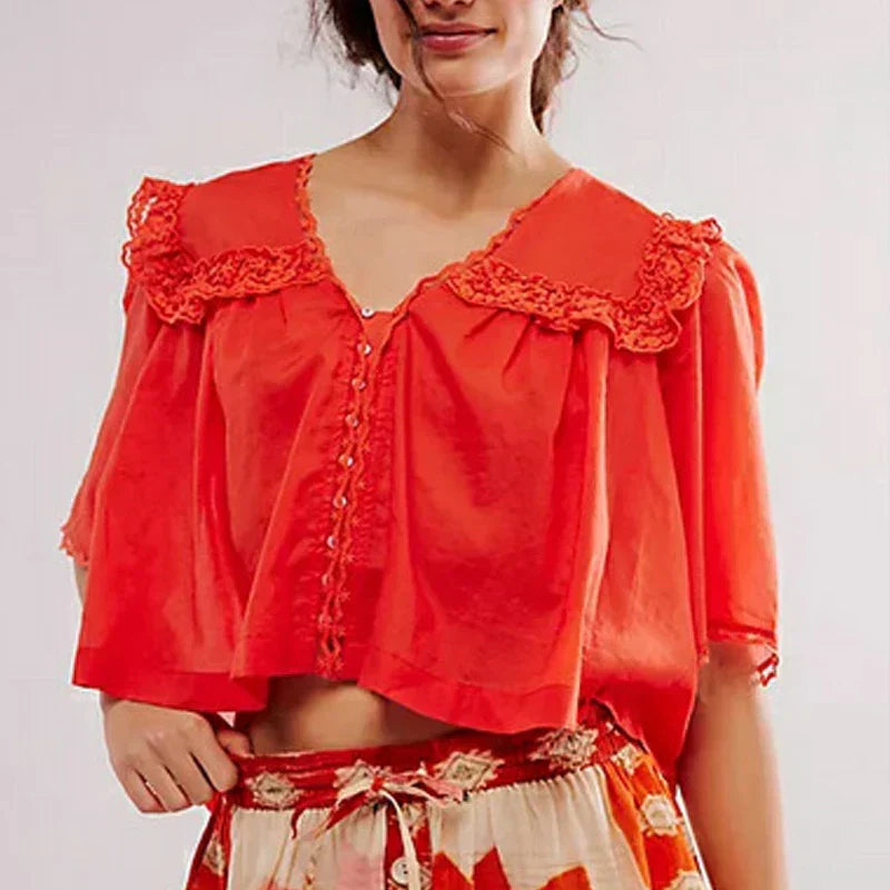 Marais Ruffle Blouse