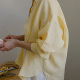 Linen with Slits