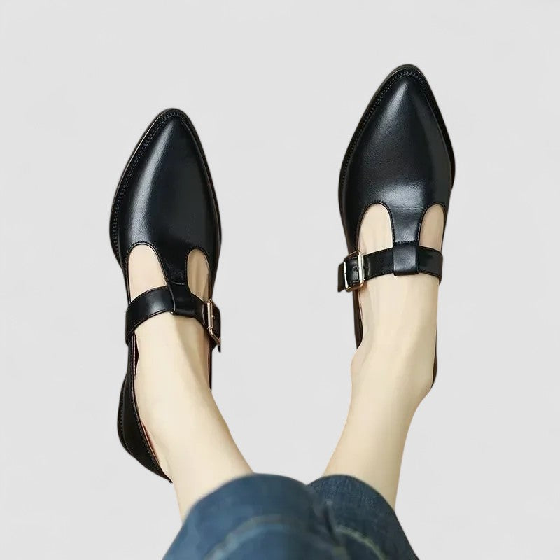Mia – Orthopaedic Pointed-Toe Mary Jane Shoes