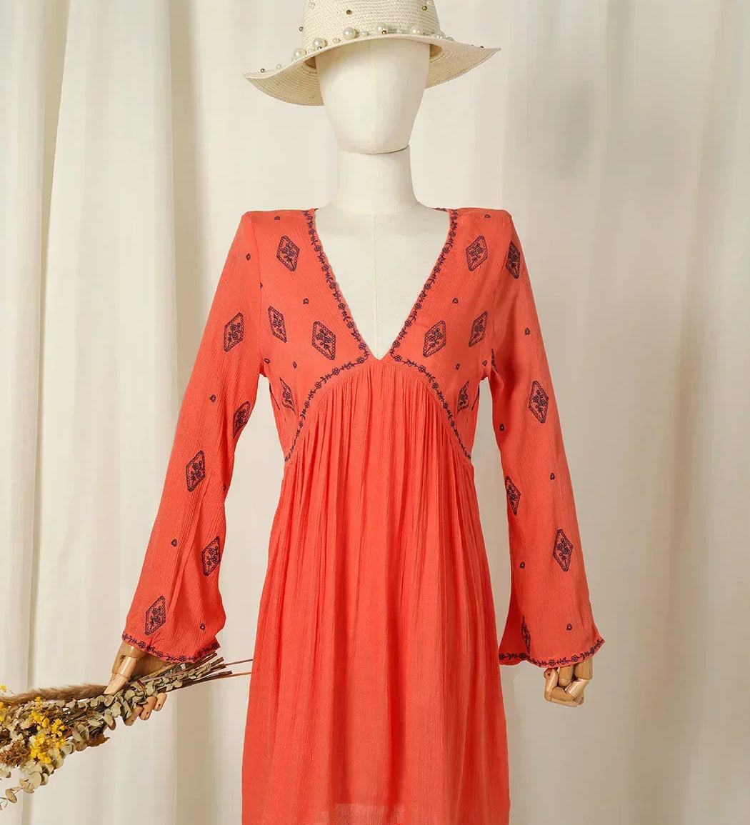 Tunic with Decorative Diamonds