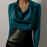100% Silk Long Sleeve Shirt