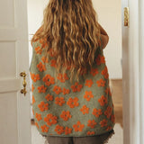 Women's Floral Fleece Gilet