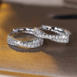 Vintage Zirconia Dance Earrings