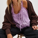 Fiorella Top with Lace