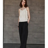Women's Canvas Top with V-Cut