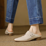 Olga | Authentic Leather Clogs