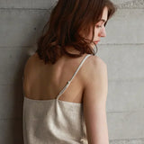 Women's Canvas Top with V-Cut