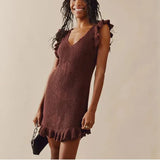 Maribel Mini Ruffle Dress