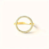 Round Zirconia Ring