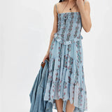 Midi Dress with Flowers
