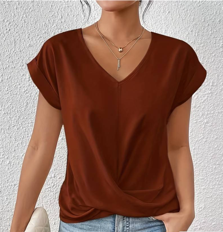 Eva - Elegant v-neck top