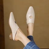 Olga | Authentic Leather Clogs