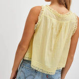 Fiorella Top with Lace