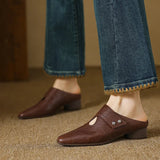 Olga | Authentic Leather Clogs