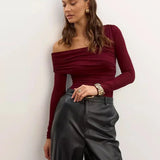 Clara Monroe One-Shoulder Top