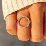 Round Zirconia Ring