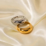 Timeless Golden Arch Ring