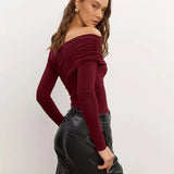 Clara Monroe One-Shoulder Top