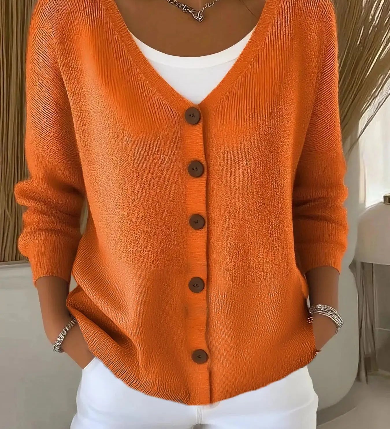 Ella™ | V-Neck Cardigan