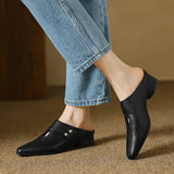 Olga | Authentic Leather Clogs