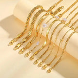 Stacking Gold Bracelet Pearl Set