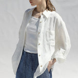 Oversized Linen Shirt