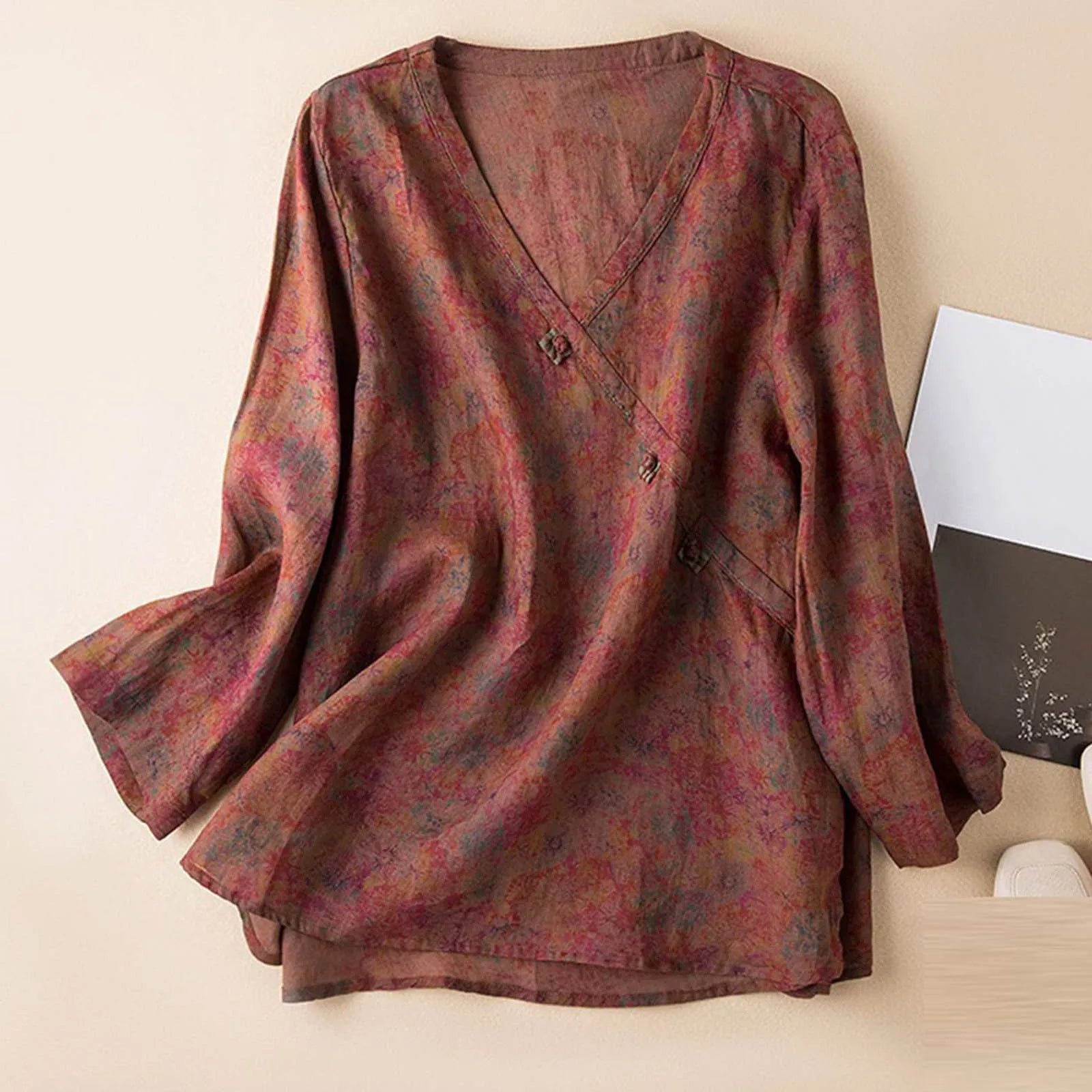 Kaien Crosswrap Top