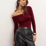 Clara Monroe One-Shoulder Top