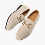 Elias | Men's suede slippers with elegant metallic detail