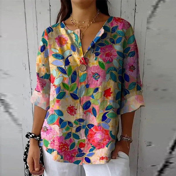 Alana | Floral Breeze Shirt