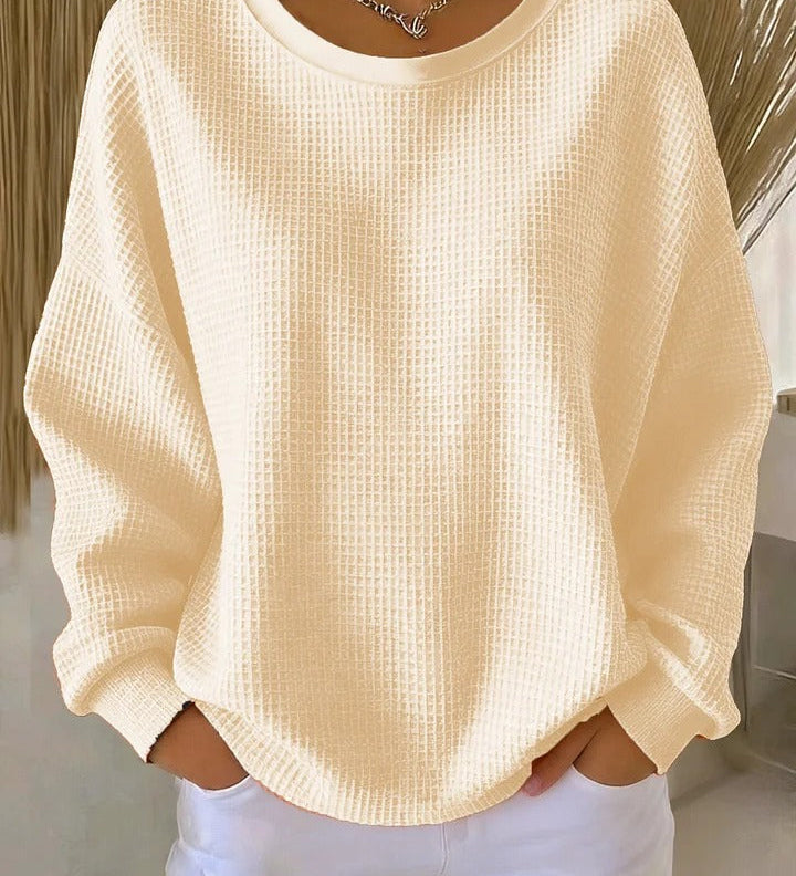 Zoe™ | Sweater with a Wide Collar