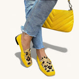 Asunta | Moccasins with Animal Print