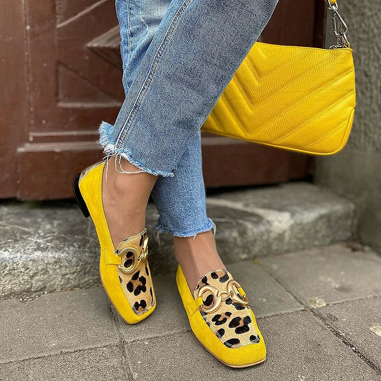 Asunta | Moccasins with Animal Print